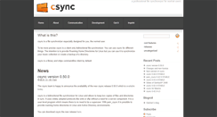 Desktop Screenshot of csync.org