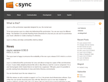 Tablet Screenshot of csync.org